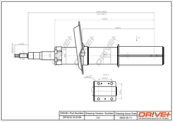 Dr!ve+ DP1610.10.0159 - Амортизатор autozip.com.ua