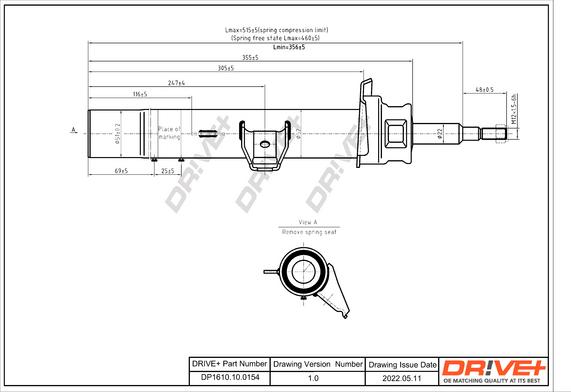 Dr!ve+ DP1610.10.0154 - Амортизатор autozip.com.ua