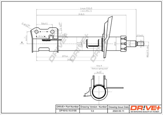 Dr!ve+ DP1610.10.0156 - Амортизатор autozip.com.ua