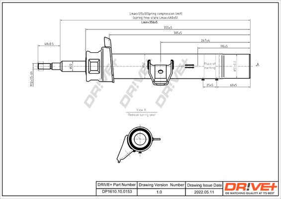 Dr!ve+ DP1610.10.0153 - Амортизатор autozip.com.ua