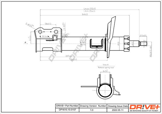 Dr!ve+ DP1610.10.0157 - Амортизатор autozip.com.ua