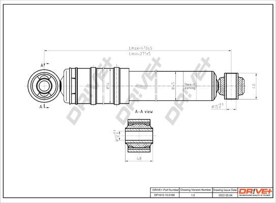 Dr!ve+ DP1610.10.0166 - Амортизатор autozip.com.ua