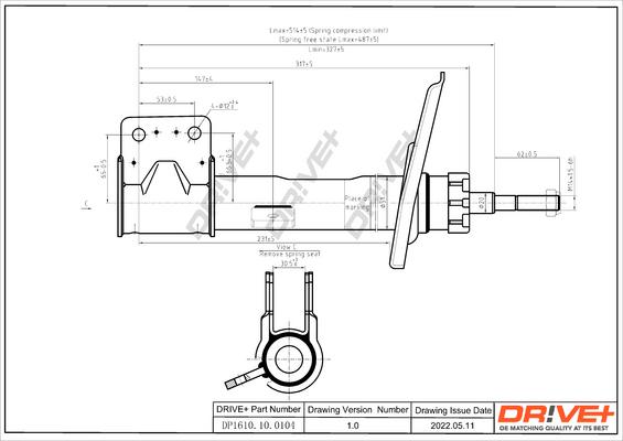 Dr!ve+ DP1610.10.0104 - Амортизатор autozip.com.ua