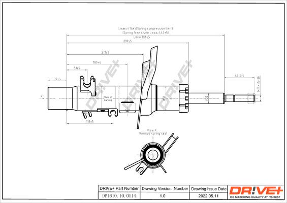 Dr!ve+ DP1610.10.0114 - Амортизатор autozip.com.ua