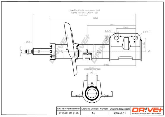 Dr!ve+ DP1610.10.0116 - Амортизатор autozip.com.ua