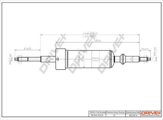 Dr!ve+ DP1610.10.0110 - Амортизатор autozip.com.ua