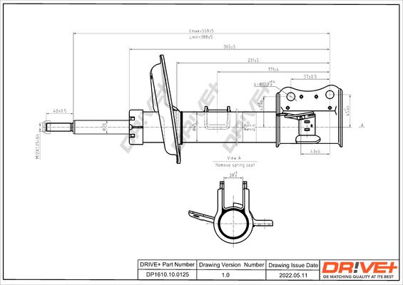 Dr!ve+ DP1610.10.0125 - Амортизатор autozip.com.ua