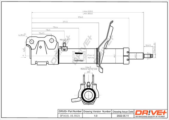 Dr!ve+ DP1610.10.0121 - Амортизатор autozip.com.ua