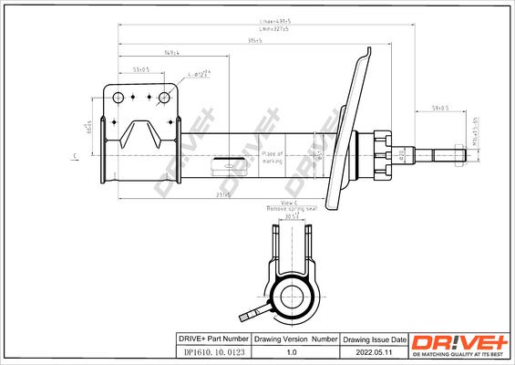 Dr!ve+ DP1610.10.0123 - Амортизатор autozip.com.ua