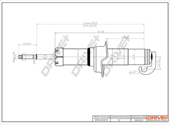 Dr!ve+ DP1610.10.0173 - Амортизатор autozip.com.ua