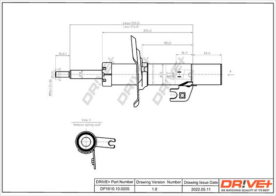 Dr!ve+ DP1610.10.0205 - Амортизатор autozip.com.ua