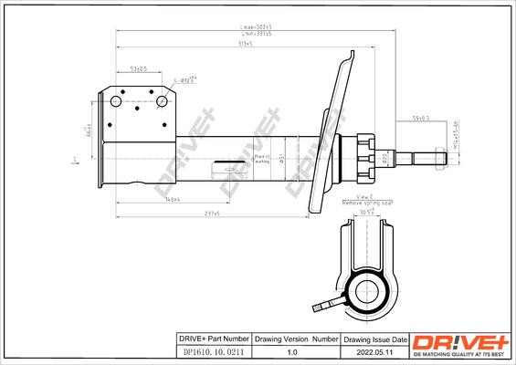 Dr!ve+ DP1610.10.0211 - Амортизатор autozip.com.ua