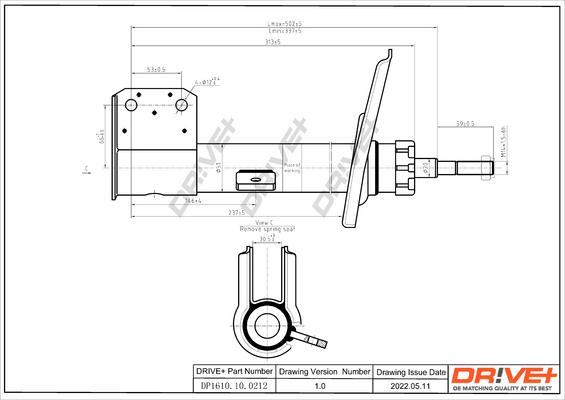 Dr!ve+ DP1610.10.0212 - Амортизатор autozip.com.ua