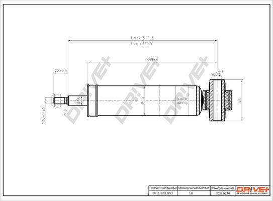 Dr!ve+ DP1610.10.0221 - Амортизатор autozip.com.ua