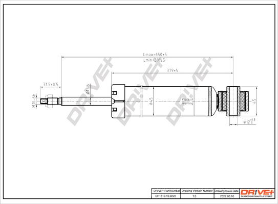 Dr!ve+ DP1610.10.0222 - Амортизатор autozip.com.ua