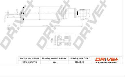 Dr!ve+ DP1610.10.0713 - Амортизатор autozip.com.ua