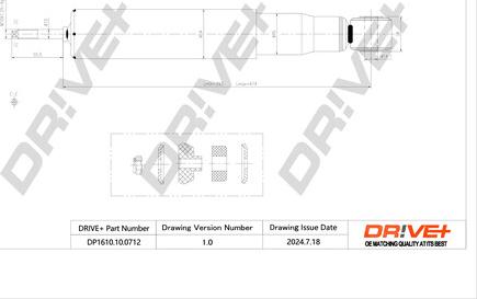 Dr!ve+ DP1610.10.0712 - Амортизатор autozip.com.ua