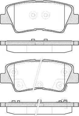 KIA 58302G7A30 - Гальмівні колодки, дискові гальма autozip.com.ua