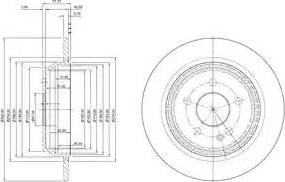 Dr!ve+ DP1010.11.0270 - Гальмівний диск autozip.com.ua