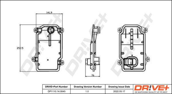 Dr!ve+ DP1110.14.0045 - Гідрофільтри, автоматична коробка передач autozip.com.ua