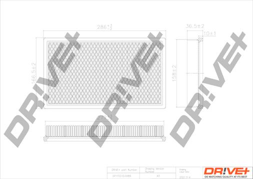 Dr!ve+ DP1110.10.0489 - Повітряний фільтр autozip.com.ua