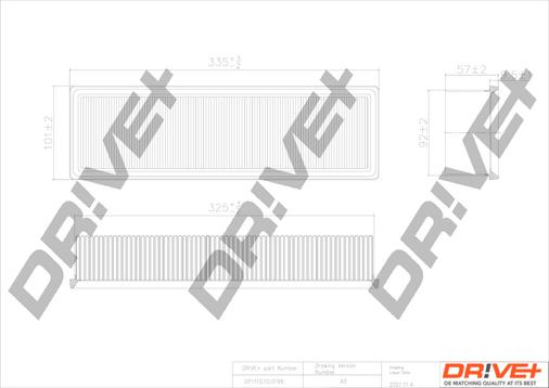 Dr!ve+ DP1110.10.0199 - Повітряний фільтр autozip.com.ua