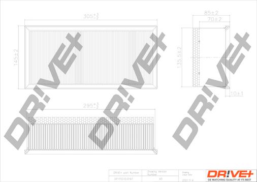 Dr!ve+ DP1110.10.0197 - Повітряний фільтр autozip.com.ua