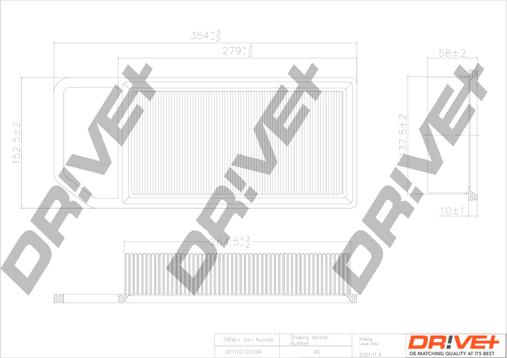 Dr!ve+ DP1110.10.0104 - Повітряний фільтр autozip.com.ua