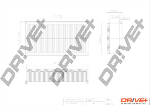 Dr!ve+ DP1110.10.0116 - Повітряний фільтр autozip.com.ua