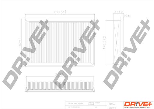 Dr!ve+ DP1110.10.0189 - Повітряний фільтр autozip.com.ua