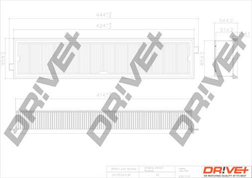 Dr!ve+ DP1110.10.0134 - Повітряний фільтр autozip.com.ua