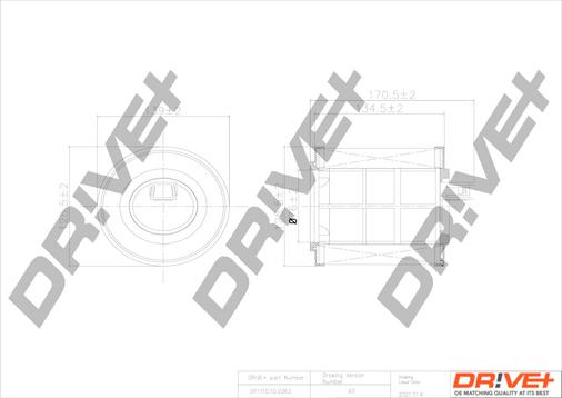 Dr!ve+ DP1110.10.0263 - Повітряний фільтр autozip.com.ua