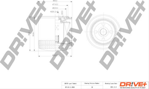 Dr!ve+ DP1110.11.0048 - Масляний фільтр autozip.com.ua