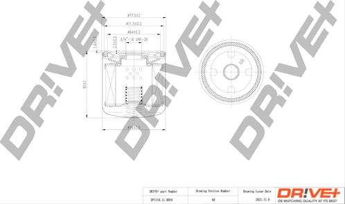 Dr!ve+ DP1110.11.0054 - Масляний фільтр autozip.com.ua