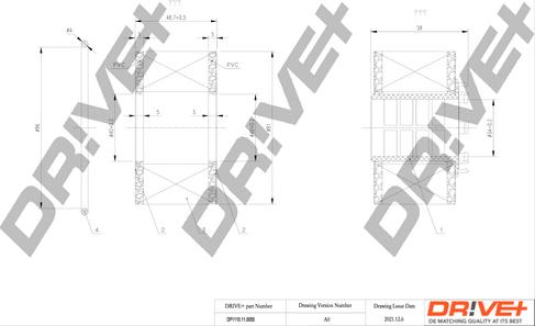 Dr!ve+ DP1110.11.0055 - Масляний фільтр autozip.com.ua