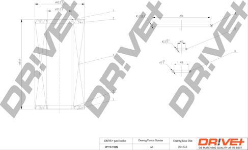 Dr!ve+ DP1110.11.0052 - Масляний фільтр autozip.com.ua