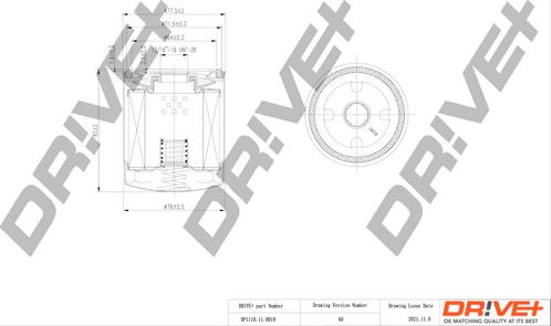 Dr!ve+ DP1110.11.0019 - Масляний фільтр autozip.com.ua