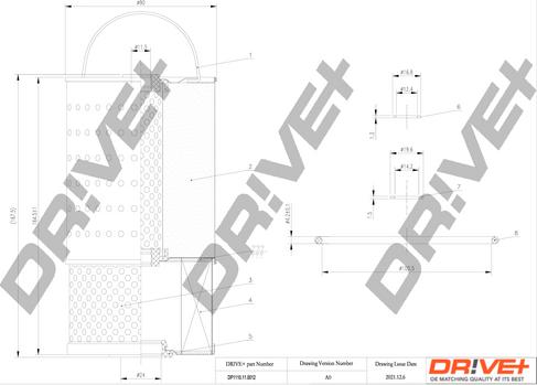 Dr!ve+ DP1110.11.0012 - Масляний фільтр autozip.com.ua