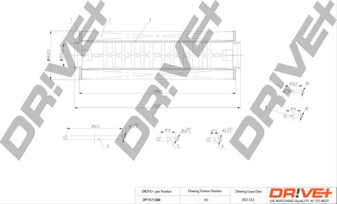 Dr!ve+ DP1110.11.0084 - Масляний фільтр autozip.com.ua