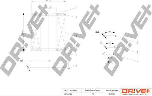 Dr!ve+ DP1110.11.0082 - Масляний фільтр autozip.com.ua