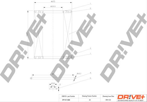 Dr!ve+ DP1110.11.0034 - Масляний фільтр autozip.com.ua