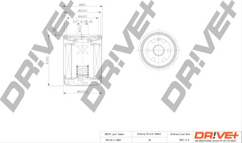 Dr!ve+ DP1110.11.0027 - Масляний фільтр autozip.com.ua