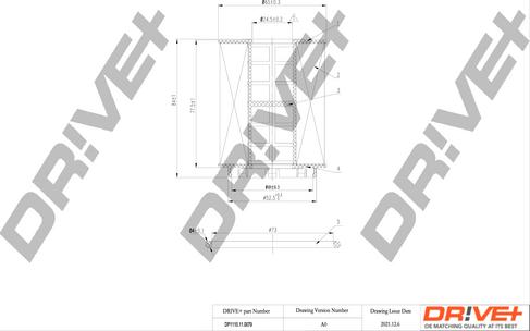 Dr!ve+ DP1110.11.0079 - Масляний фільтр autozip.com.ua