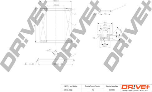 Dr!ve+ DP1110.11.0193 - Масляний фільтр autozip.com.ua