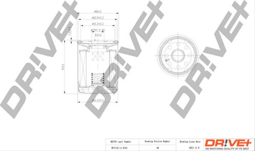 Dr!ve+ DP1110.11.0161 - Масляний фільтр autozip.com.ua