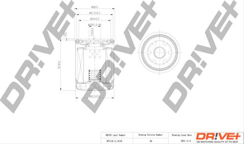 Dr!ve+ DP1110.11.0110 - Масляний фільтр autozip.com.ua