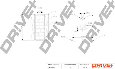 Dr!ve+ DP1110.11.0111 - Масляний фільтр autozip.com.ua