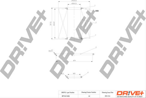 Dr!ve+ DP1110.11.0123 - Масляний фільтр autozip.com.ua