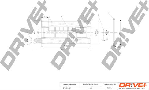 Dr!ve+ DP1110.11.0221 - Масляний фільтр autozip.com.ua