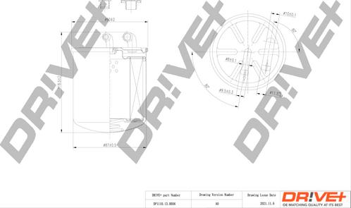 Dr!ve+ DP1110.13.0056 - Паливний фільтр autozip.com.ua